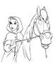 disegni da colorare la bella e la bestia 11