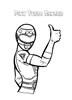 disegni da colorare power ranger 4