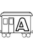 2disegni da colorare alfabeto treno 2