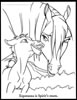 disegni da colorare spirit cavallo selvaggio 10