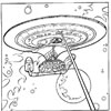 disegni da colorare star trek 1