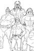 disegni da colorare ultimate muscle 21