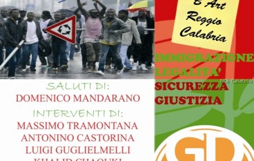 Reggio Calabria, Prospettive per un nuovo mezzogiorno, incontro G.D.