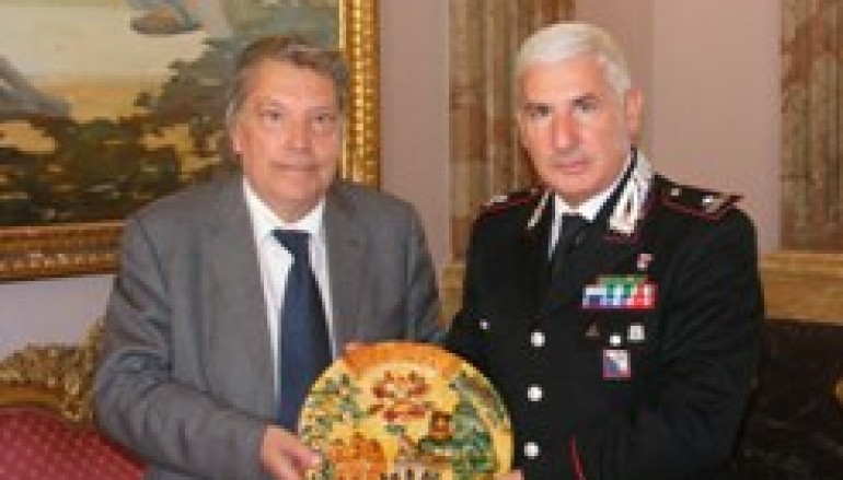 Reggio Calabria, il presidente Morabito riceve il gen. Lusi nuovo comandante della Legione Carabinieri “Calabria”