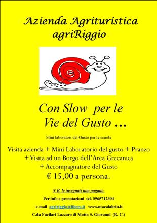 slow per le vie del gusto