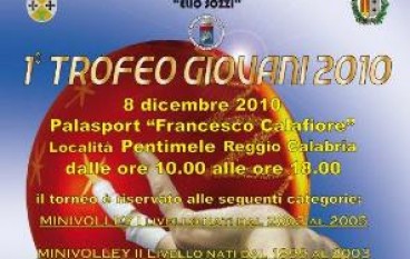 Sport, Fipav di Reggio Calabria organizza il primo “Trofeo giovani 2010”