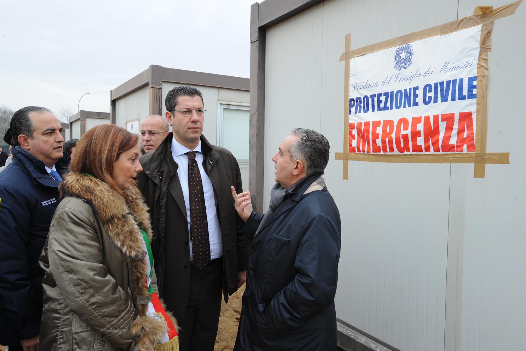 inaugurazione campo immigrati Rosarno