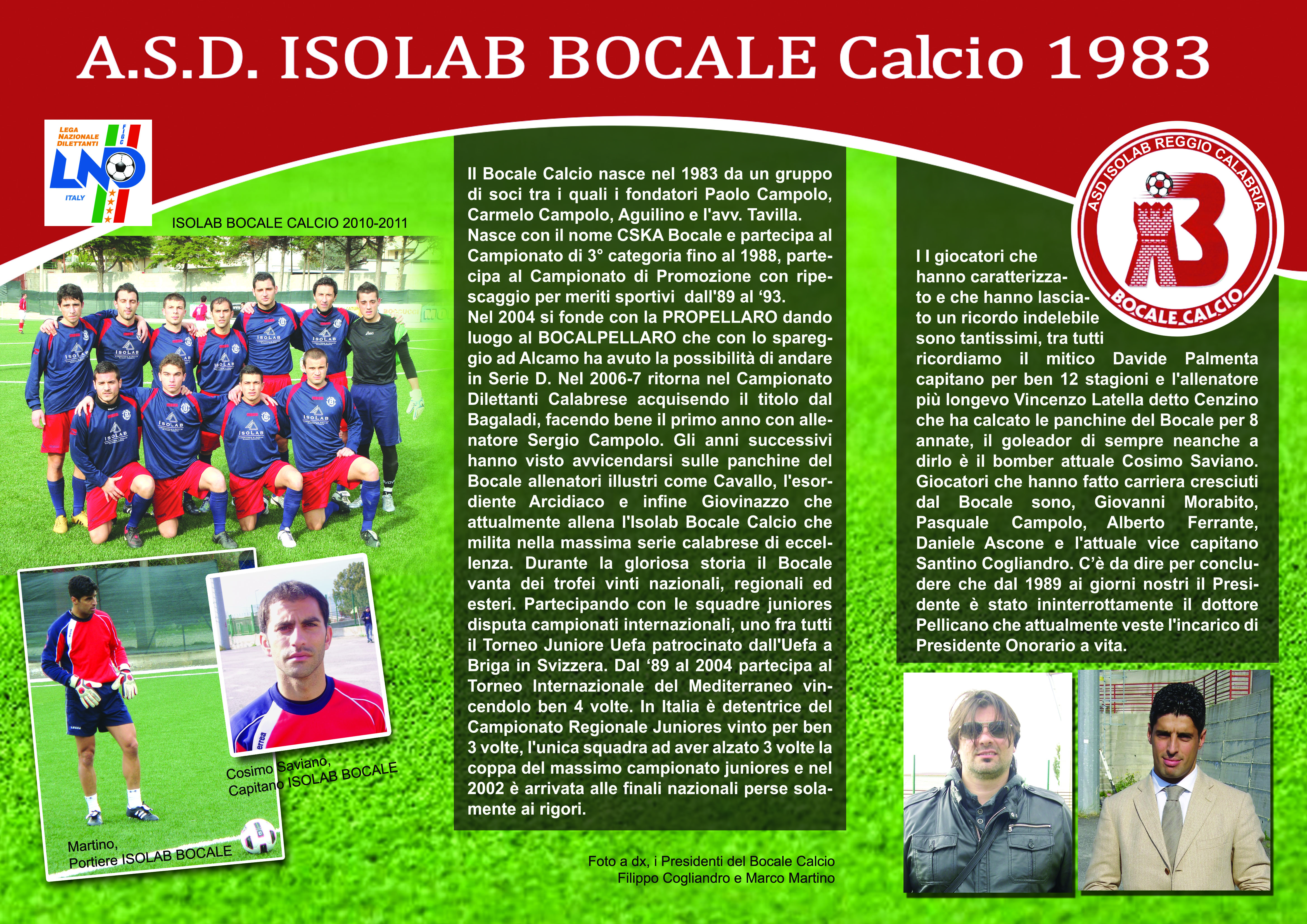 isolab bocale calcio