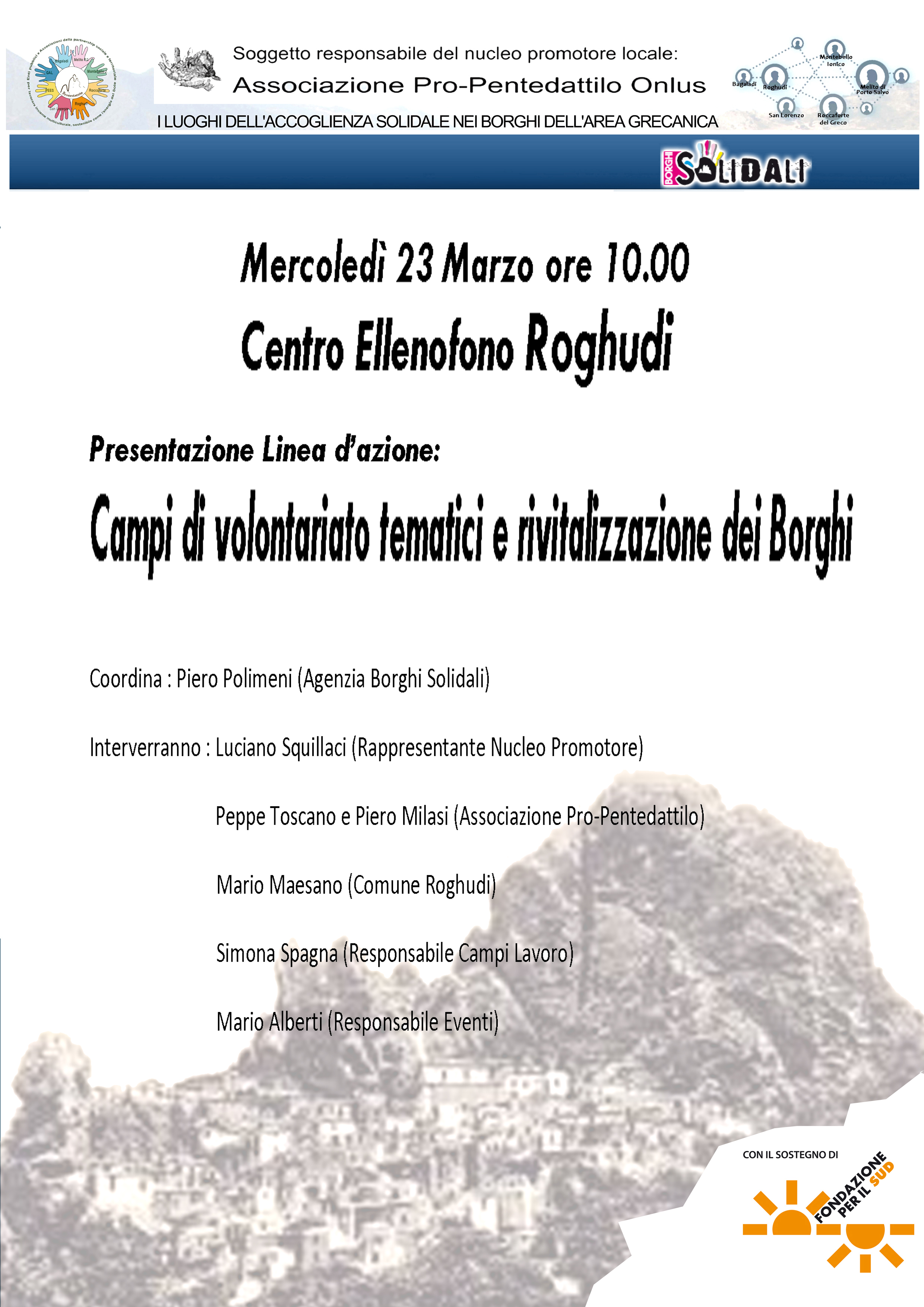 presentazione campi lavoro roghudi