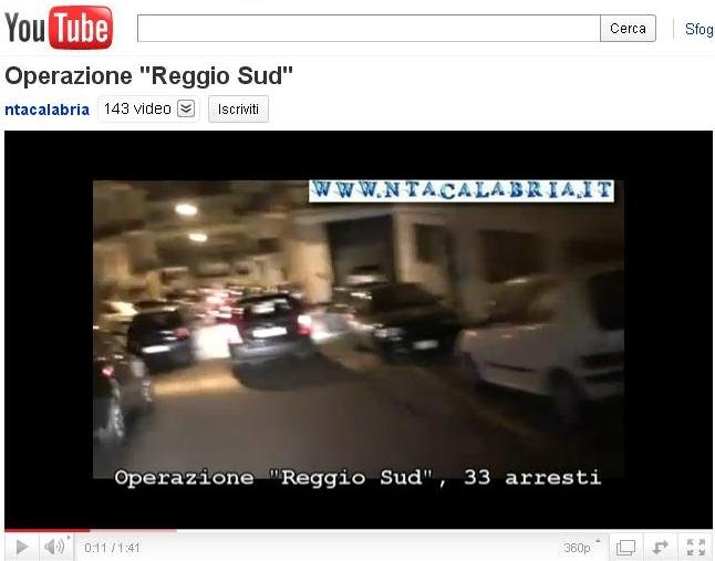 video perazione reggio sud