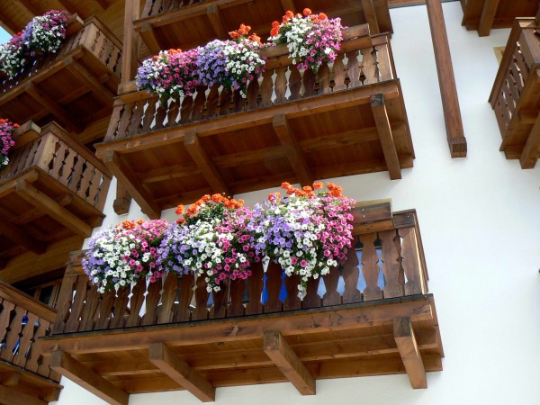 balcone fiorito