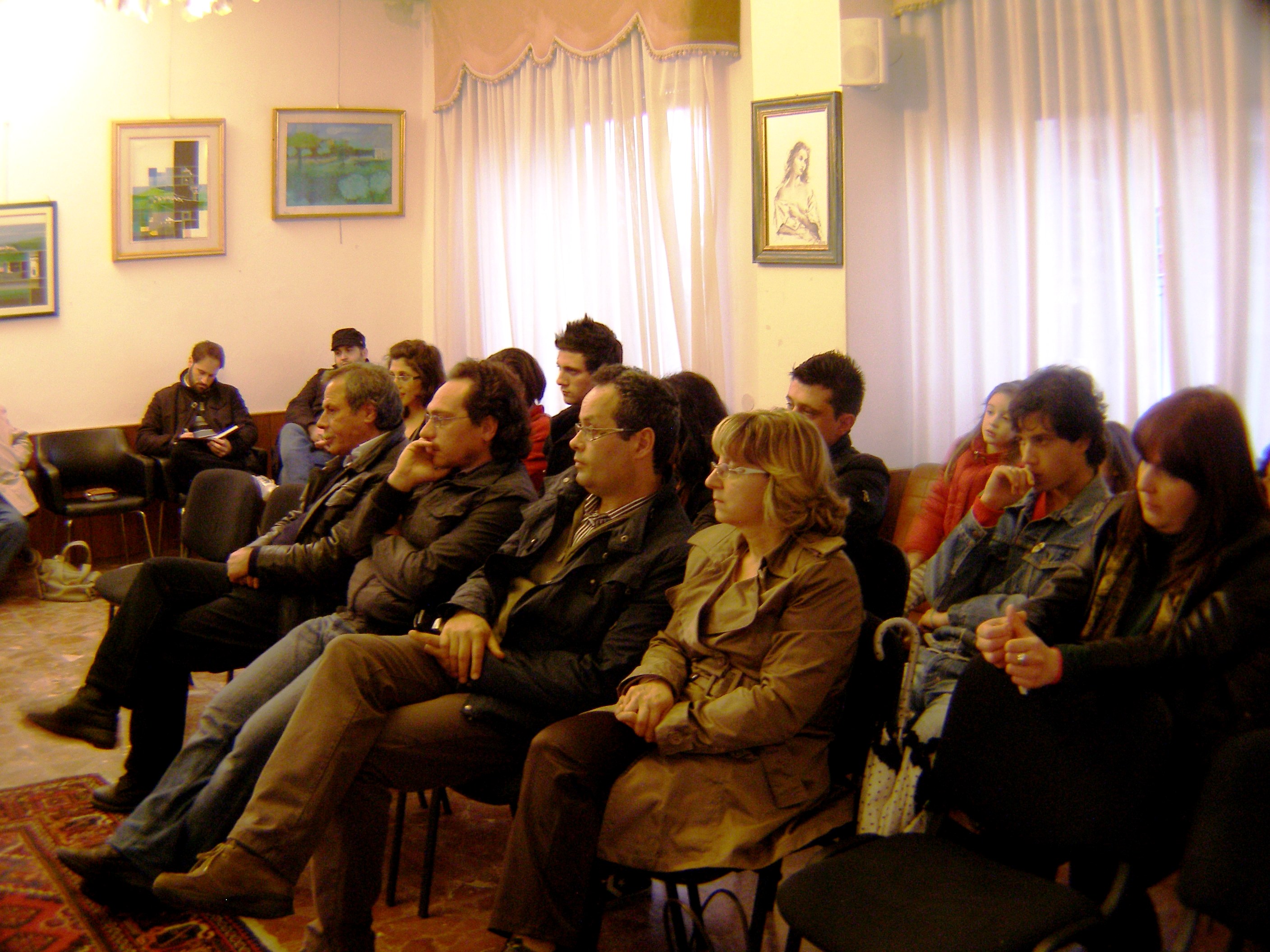 pubblico presentazione 1° Omaggio con l'arte