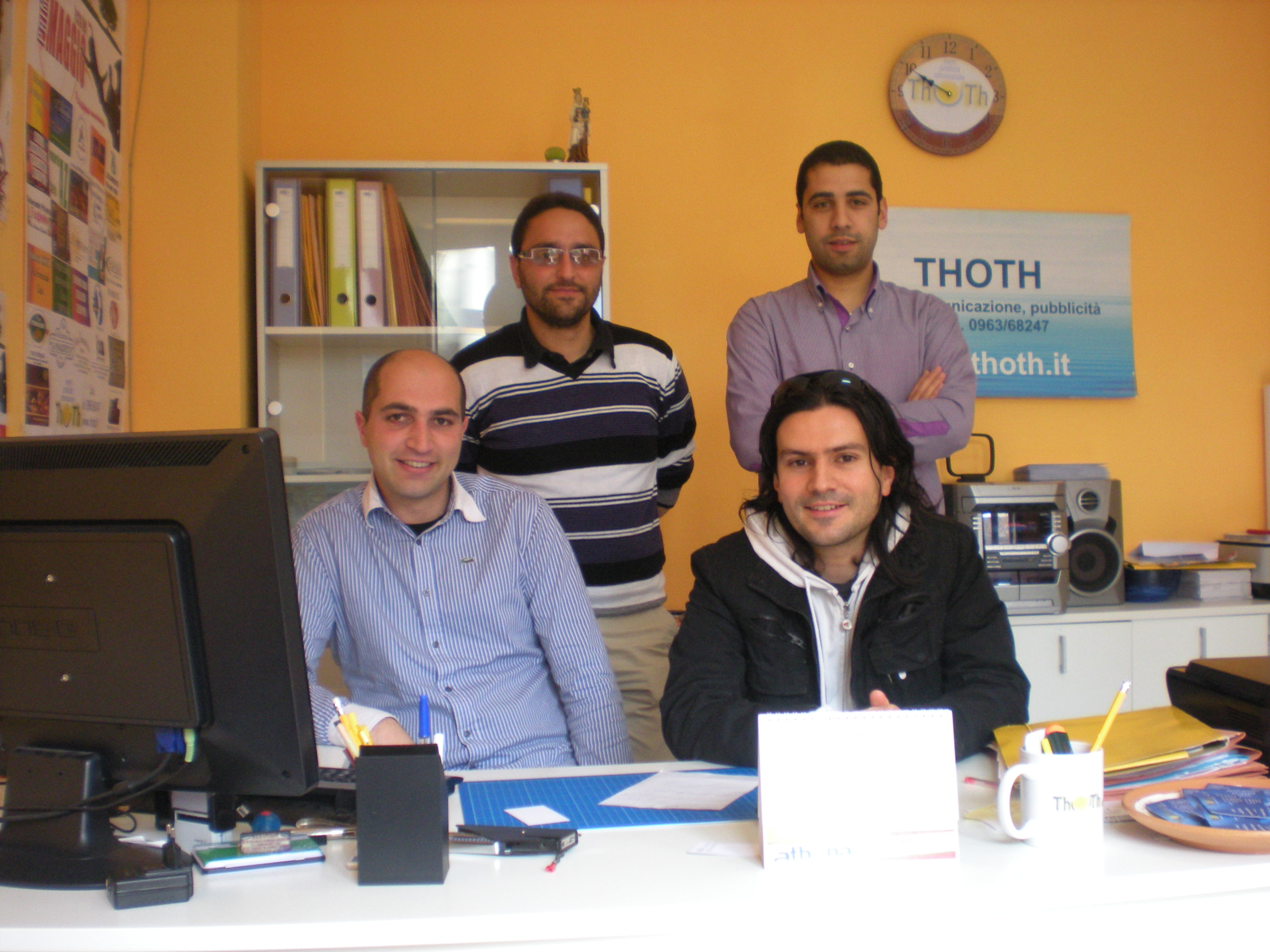 I quattro ragazzi autori di Vibones