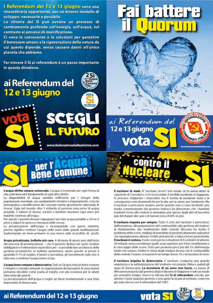 locandina fai battere il quorum