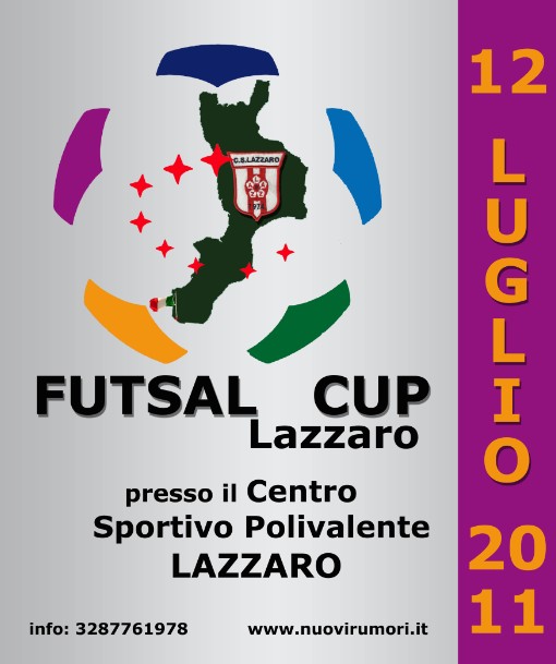 locandina futsal cup lazzaro