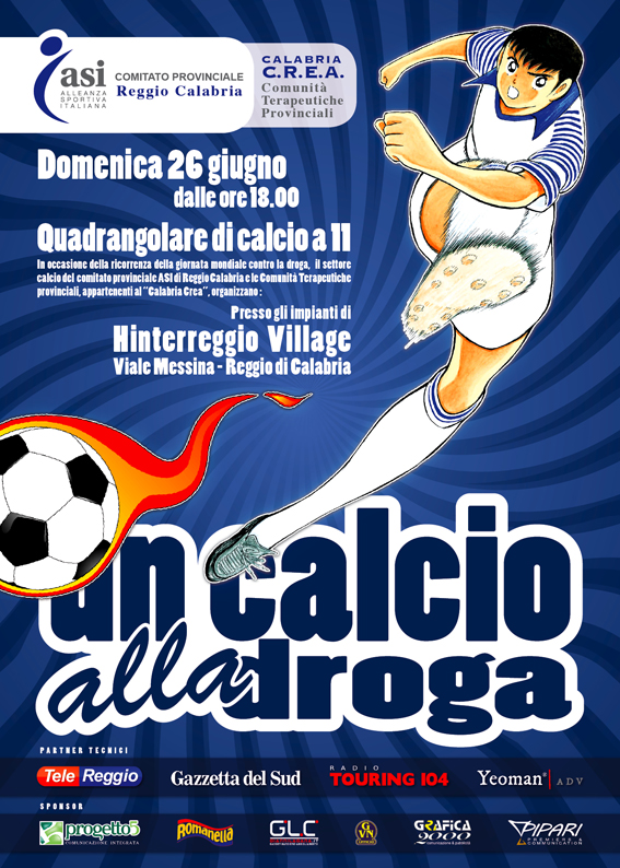 locandina un calcio alla droga