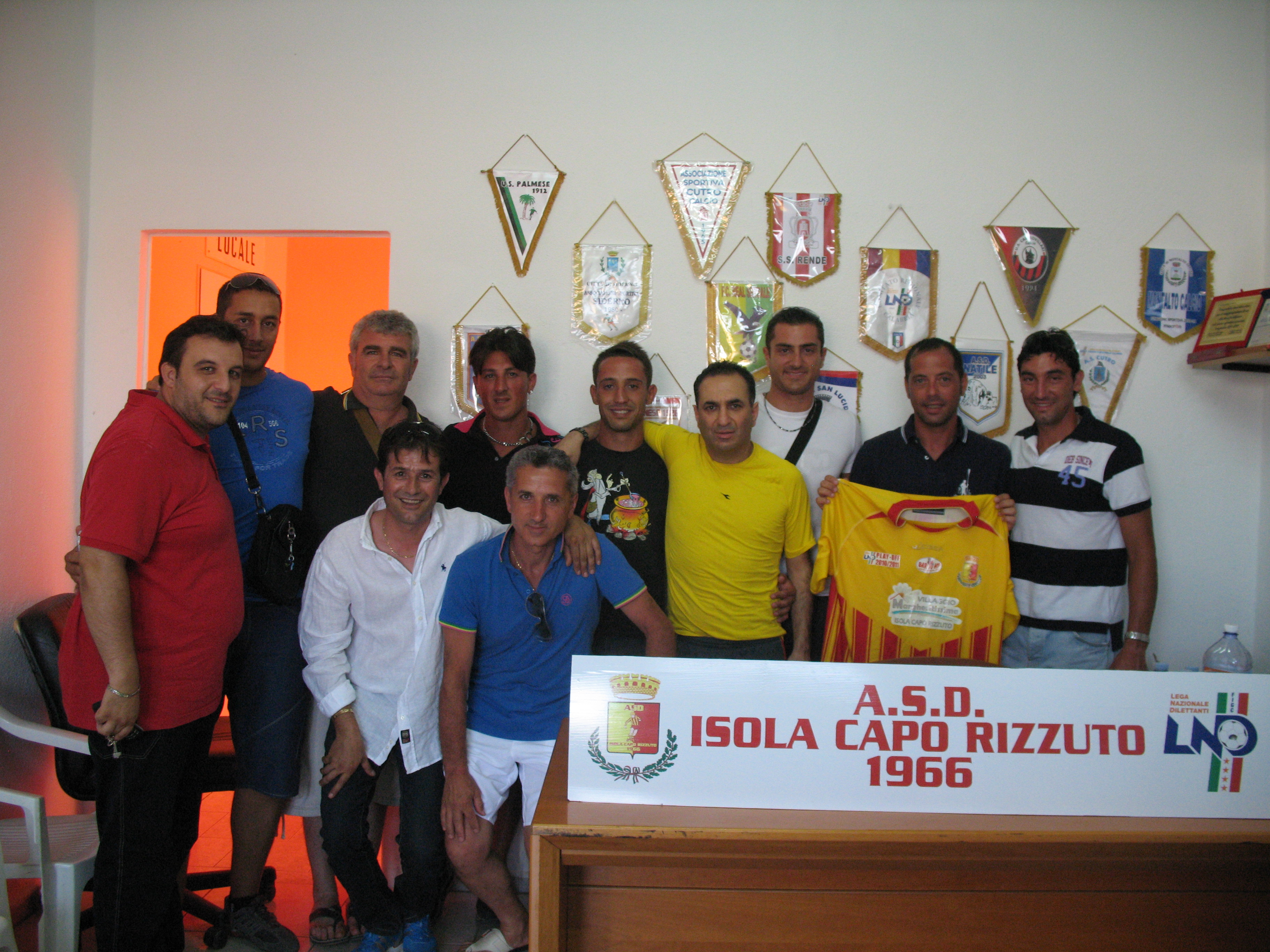 I 5 colpi insieme alla dirigenza