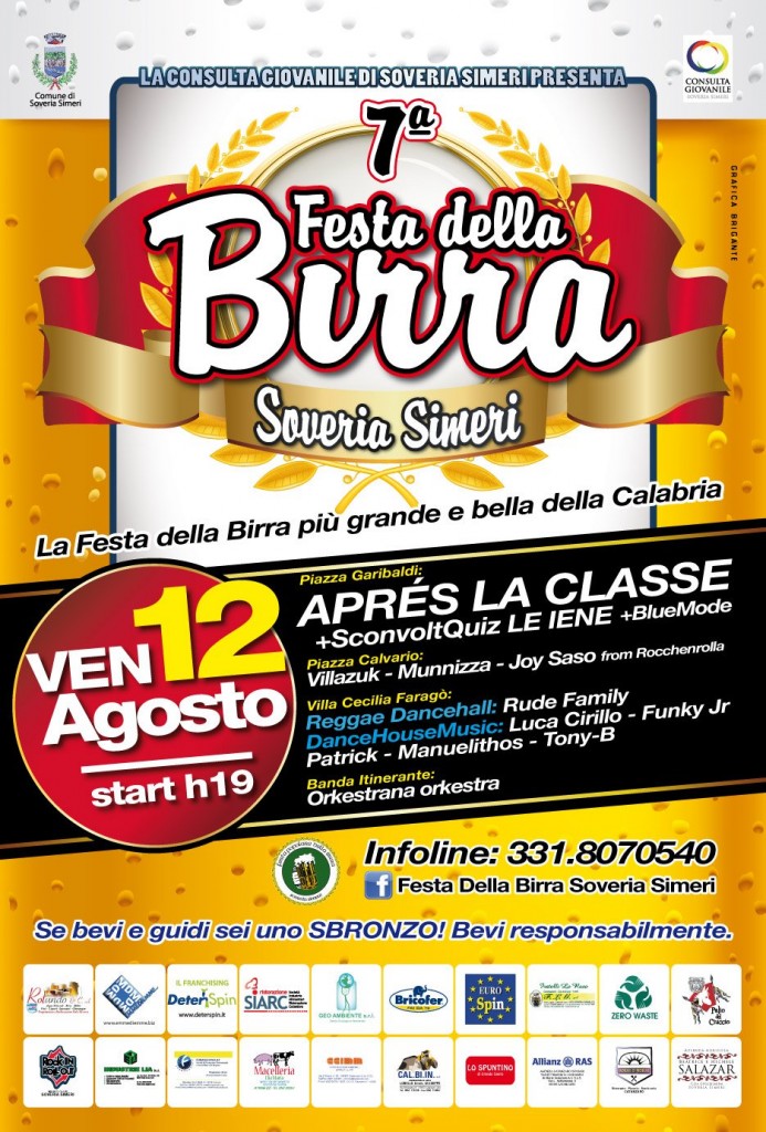 Locandina festa della birra