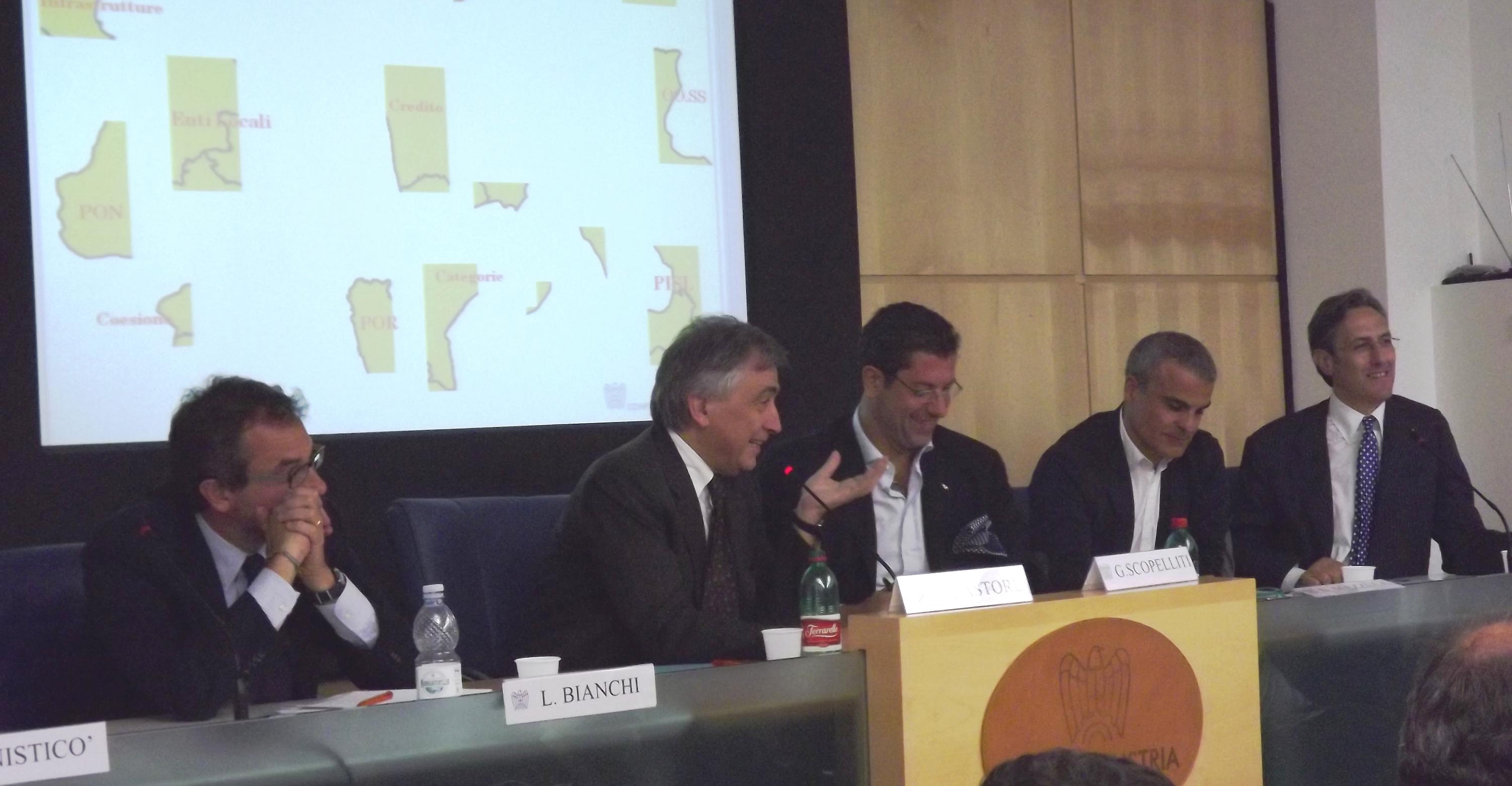 da sx Bianchi, Pastore, Scopelliti, Mazzuca e Branda