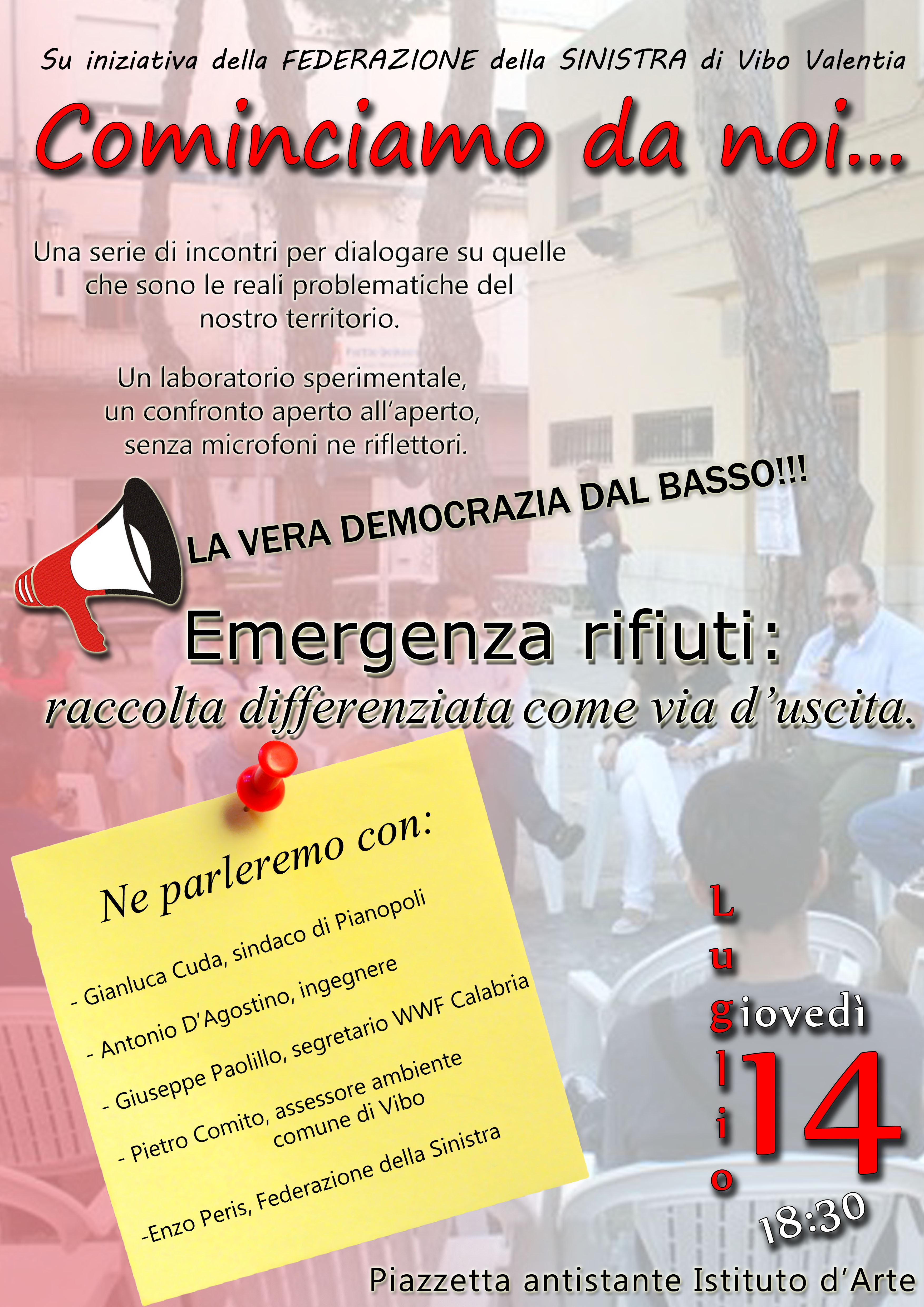 locandina federazione sinistra