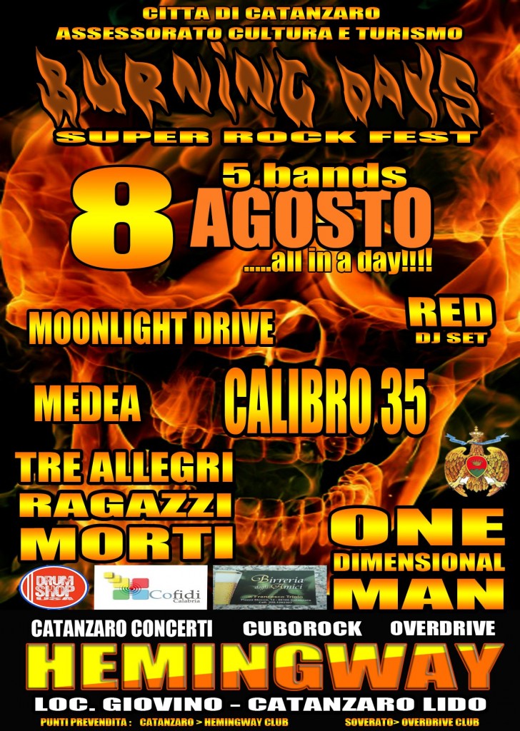 Locandina burning days
