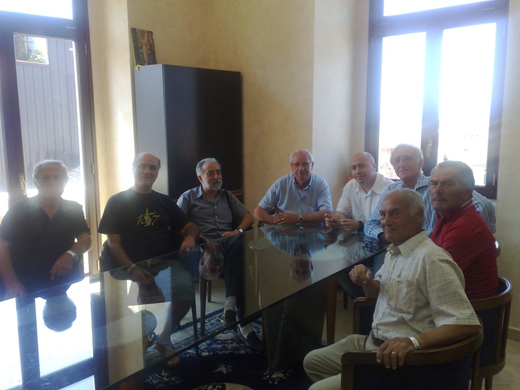 da sx Gambardella, Fiore, Magazzù, Leonardi, Bellofiore, Castellano, Caratozzolo, Romeo