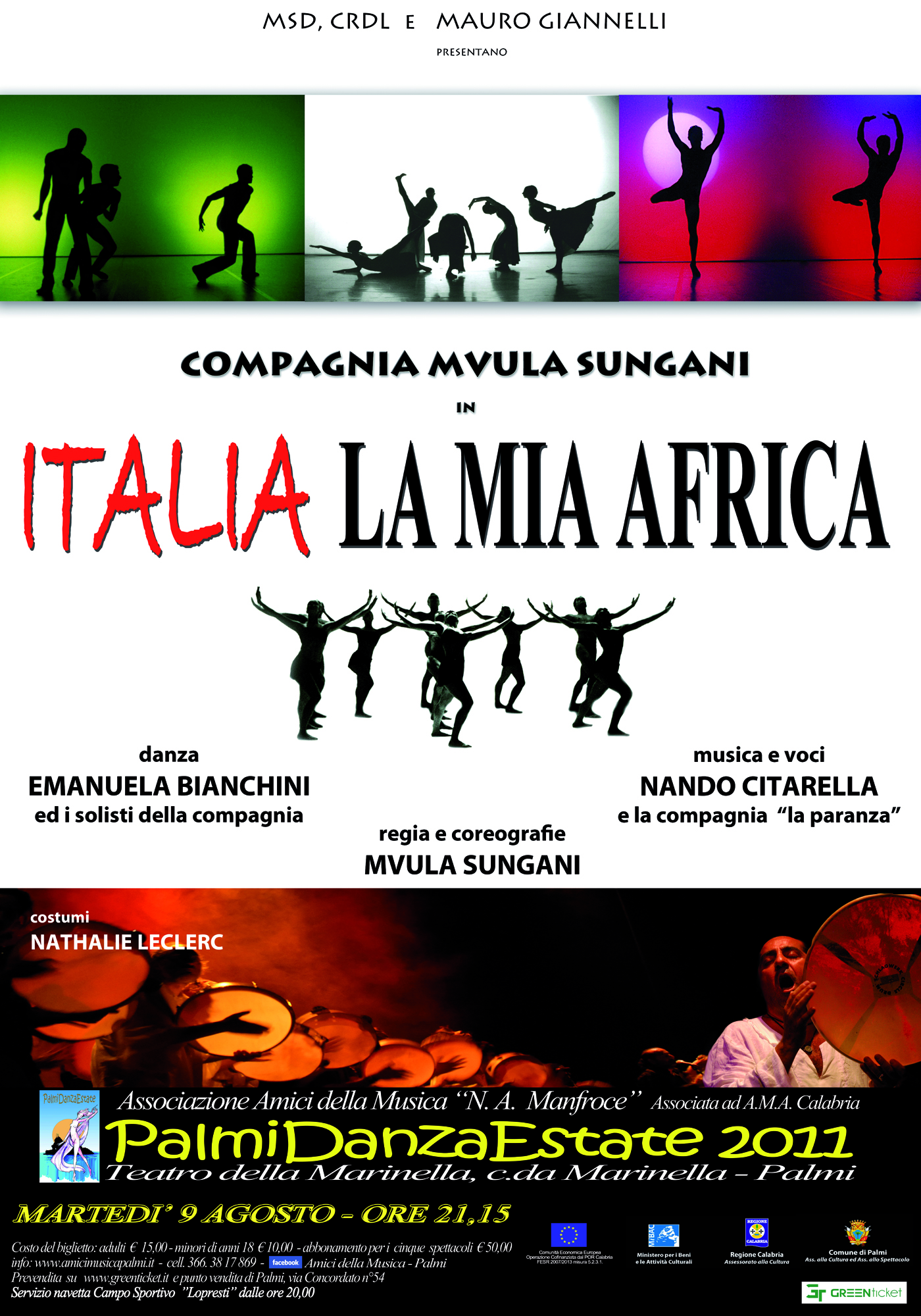 locandina Italia la mia africa