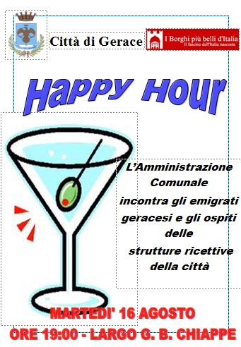 locandina happy hour