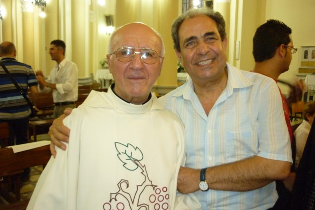 Don Mimmo Marino con Fortunato Mangiola