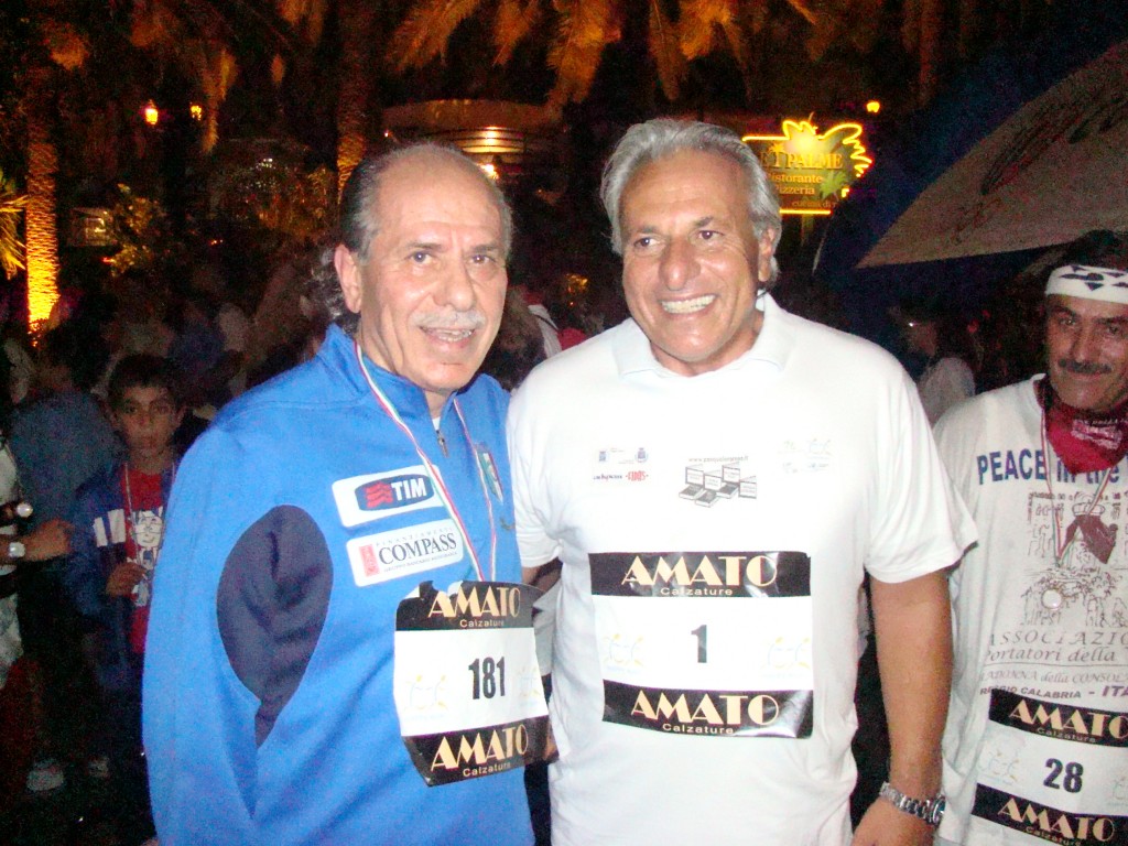 Mimmo Praticò e Demetrio Arena atleti per Happy Run