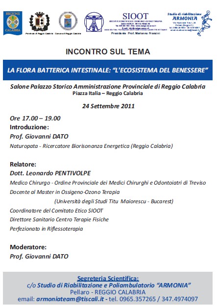 locandina incontro flora batterica