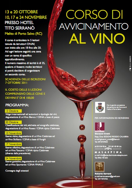 corso avvicinamento al vino