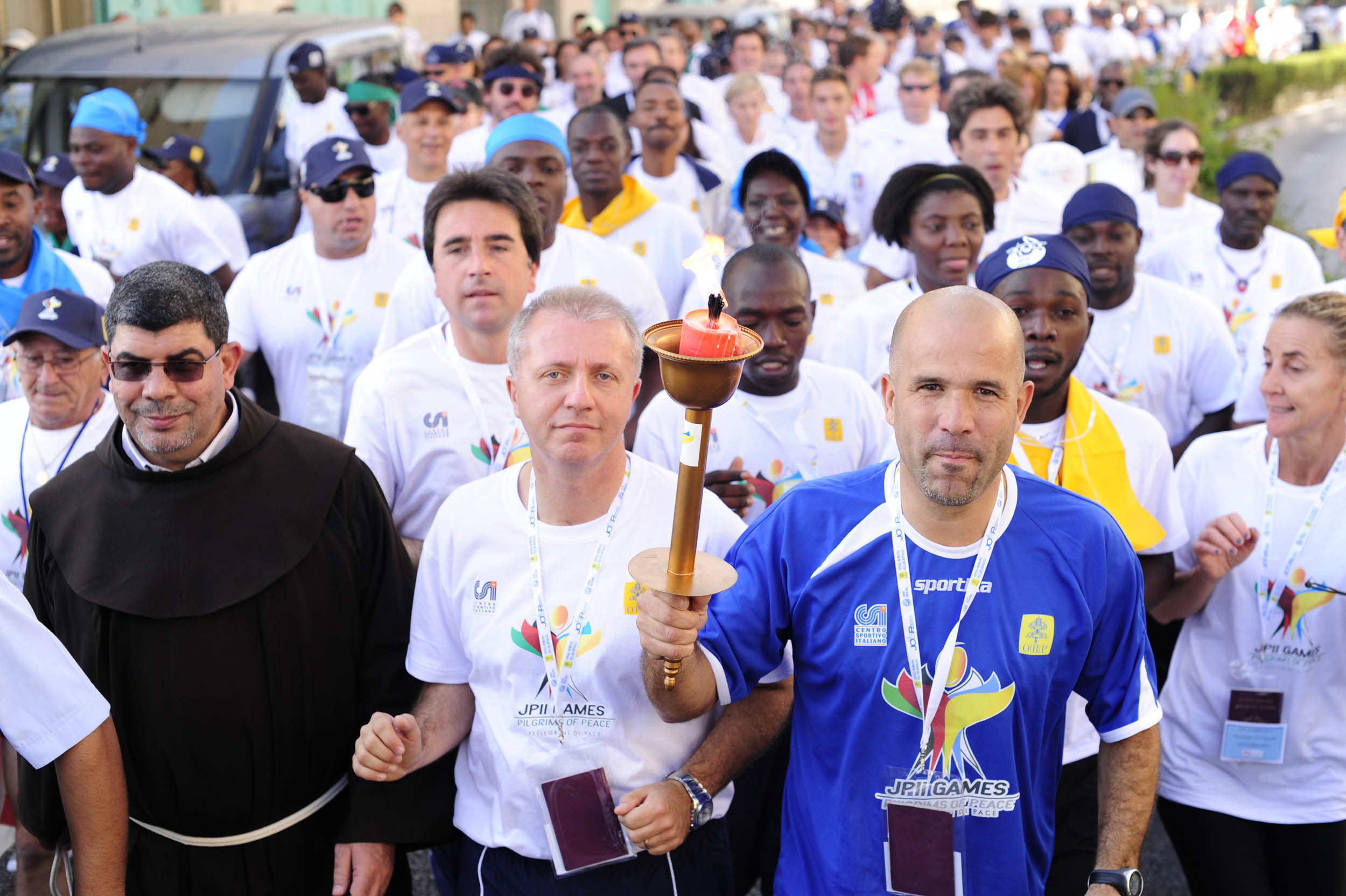 IL PRESIDENTE CSI MASSIMO ACHINI ALLA MARATONA IN TERRA SANTA