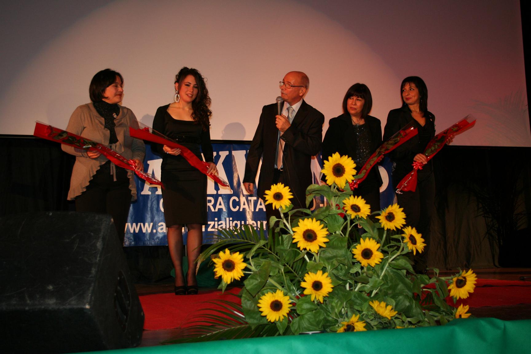 da sx i dirigenti Colacino, Guerra. M° Guerra, Fragale e Spinocchio