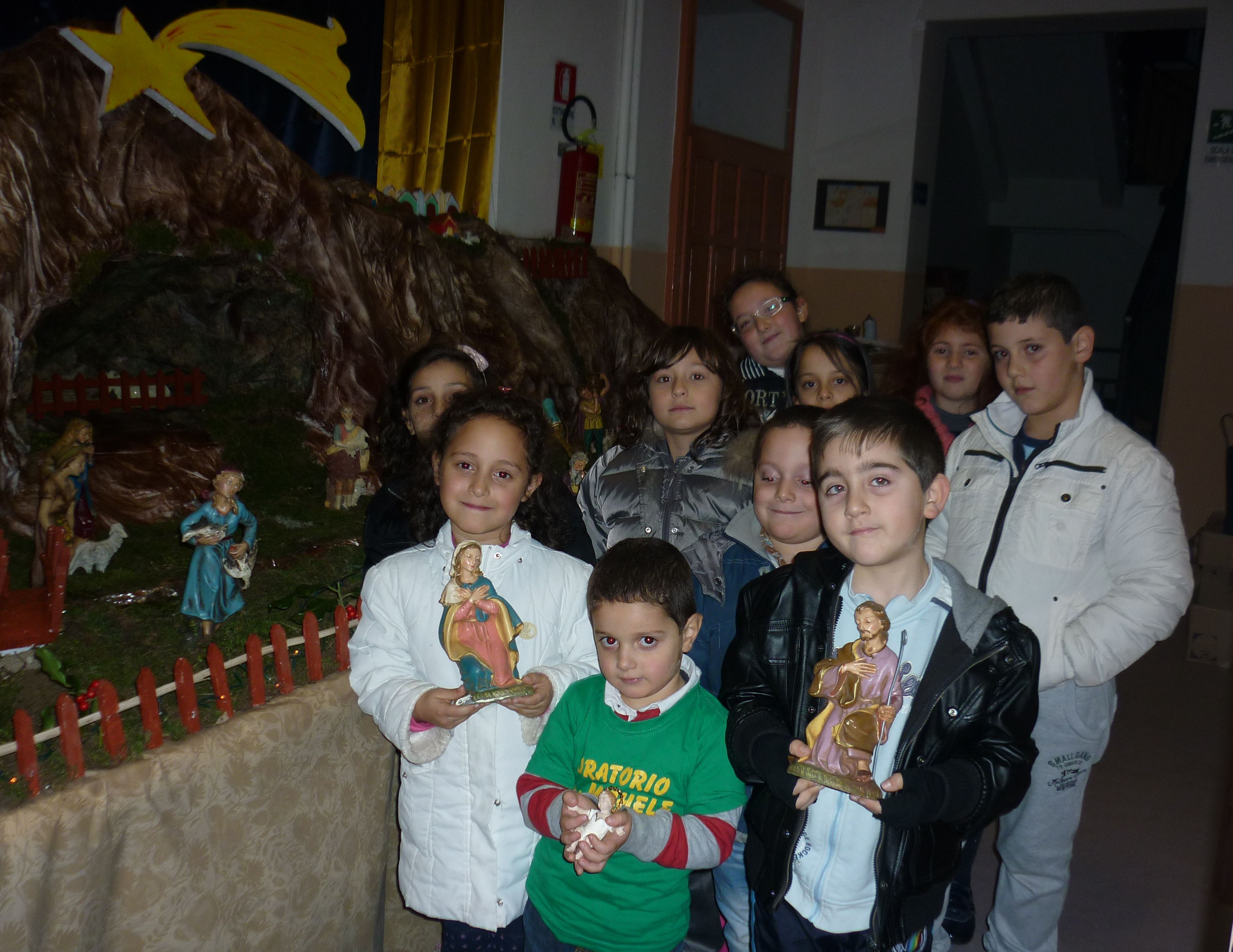Foto alcuni Bambini Oratorio al Presepe