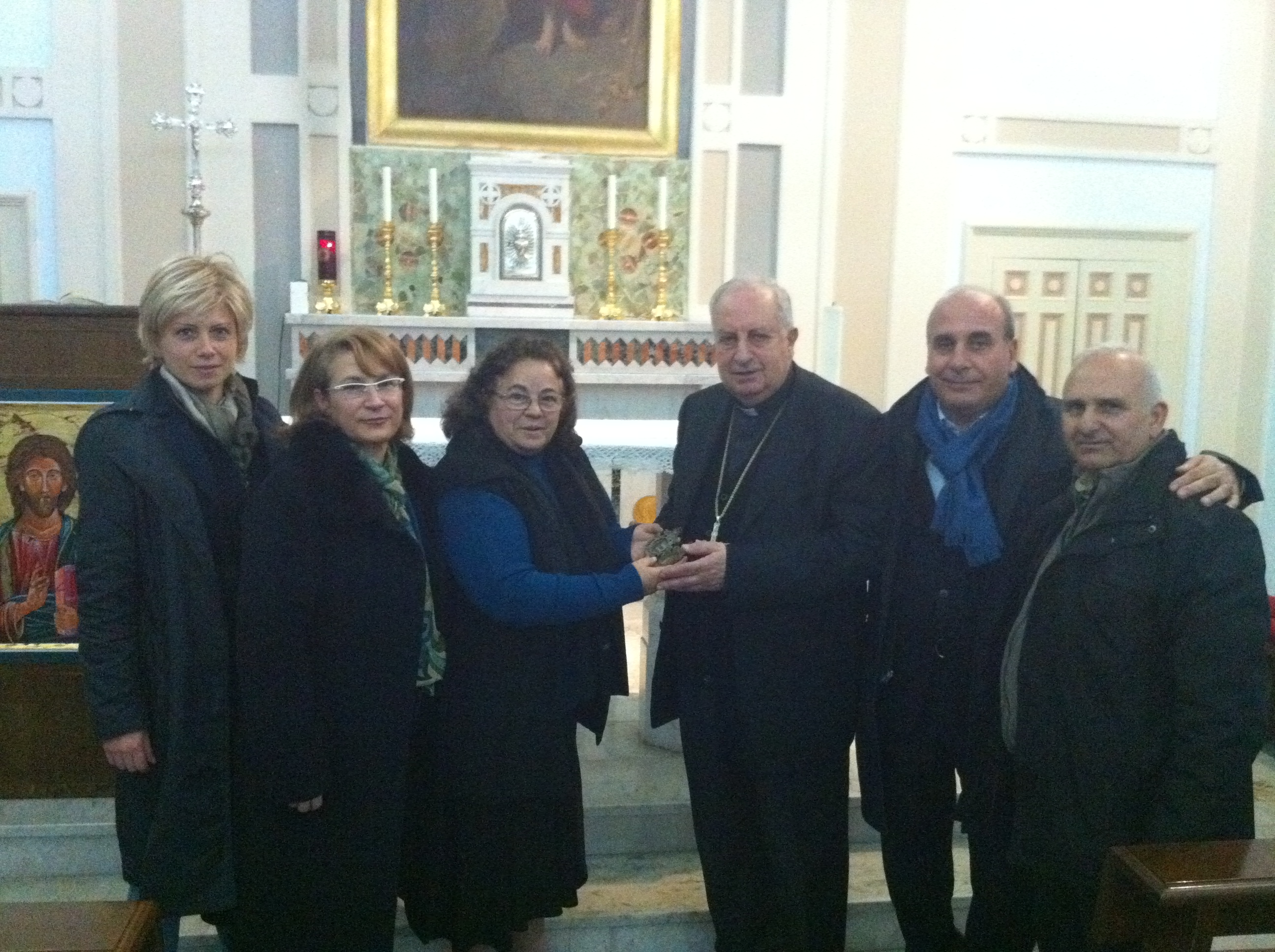 consegna reliquie a bisignano