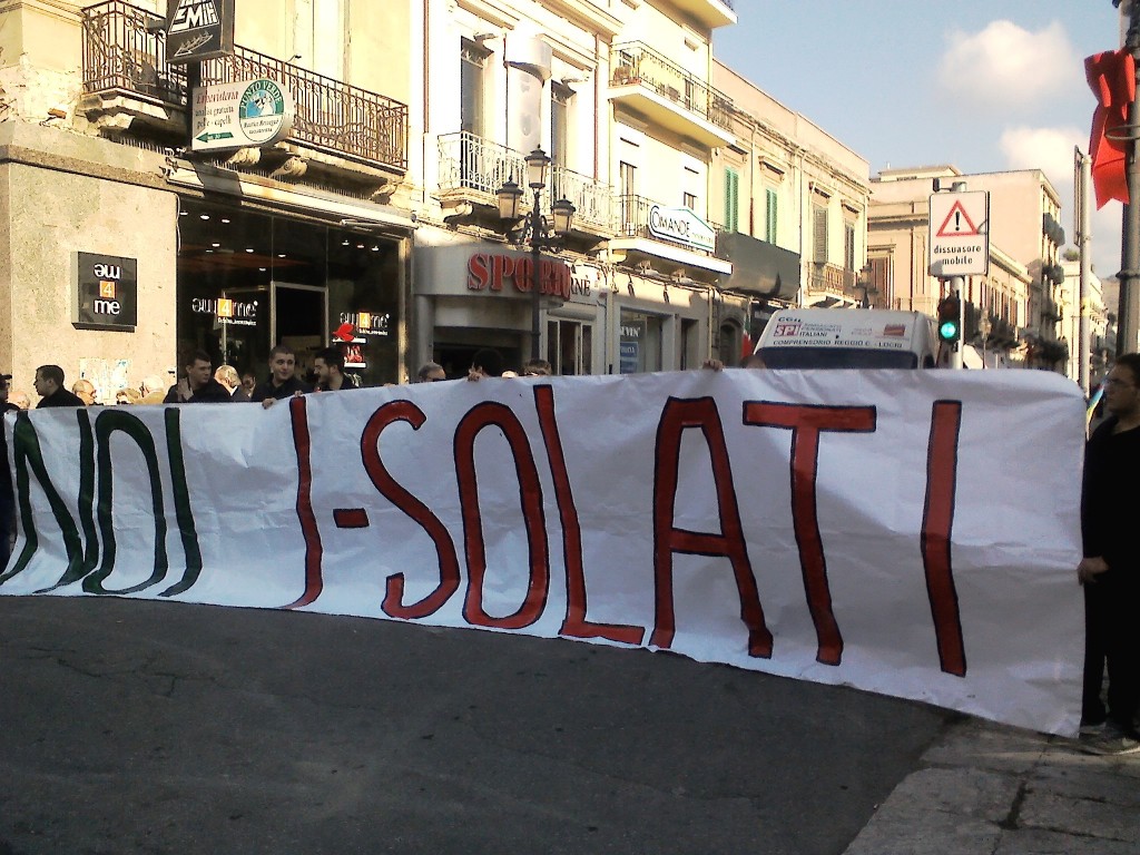 noi isolati manifestazione