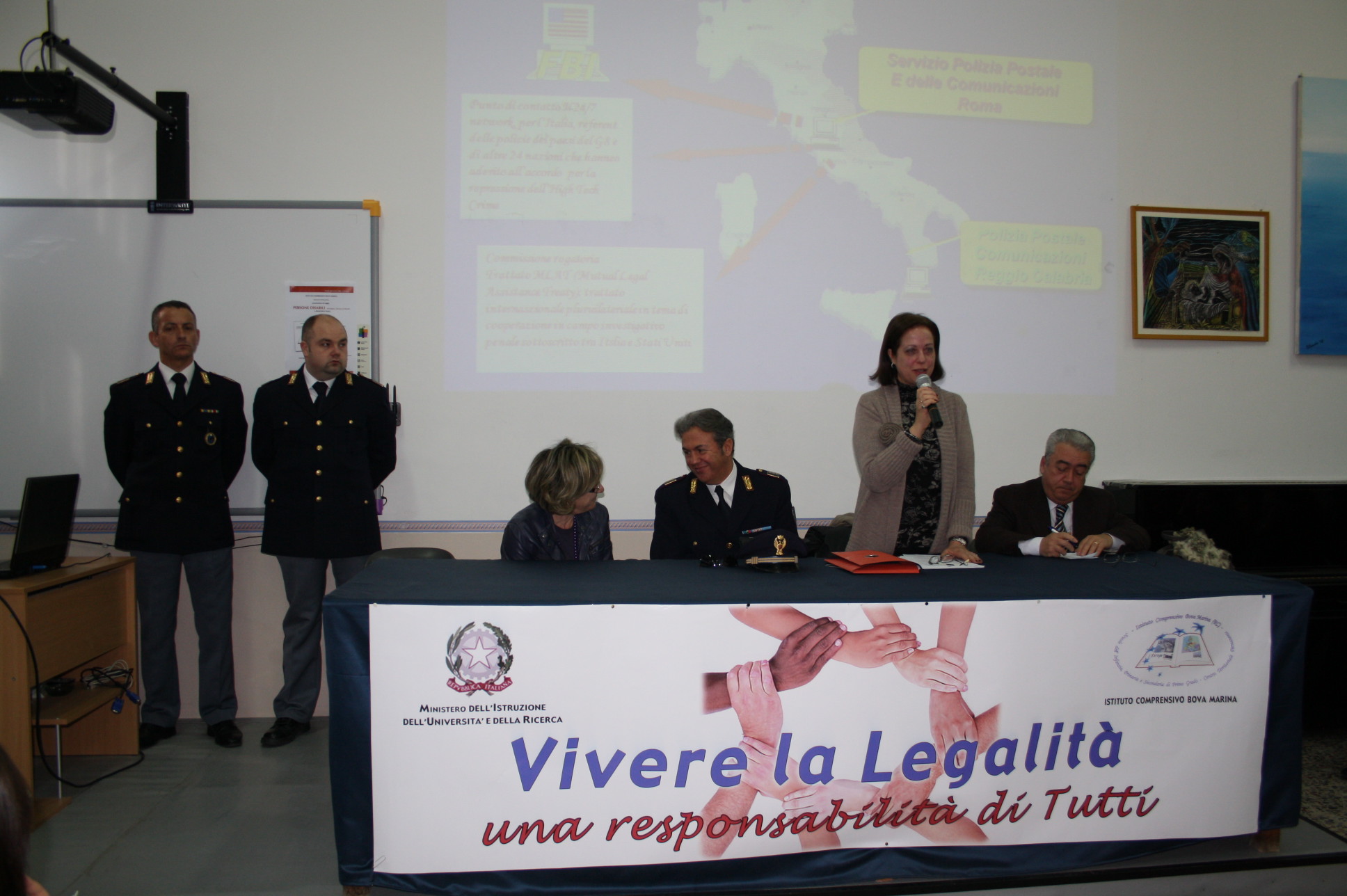 Una fase dell'incontro