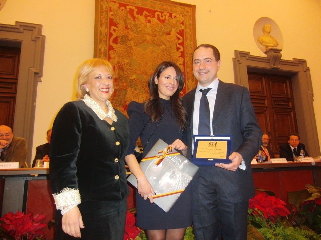antonella freno, la stilista luana polimeni e domenico naccari