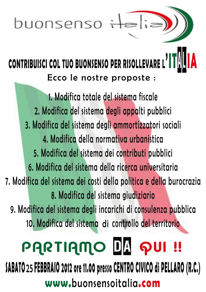 buonsensoitalia manifesto