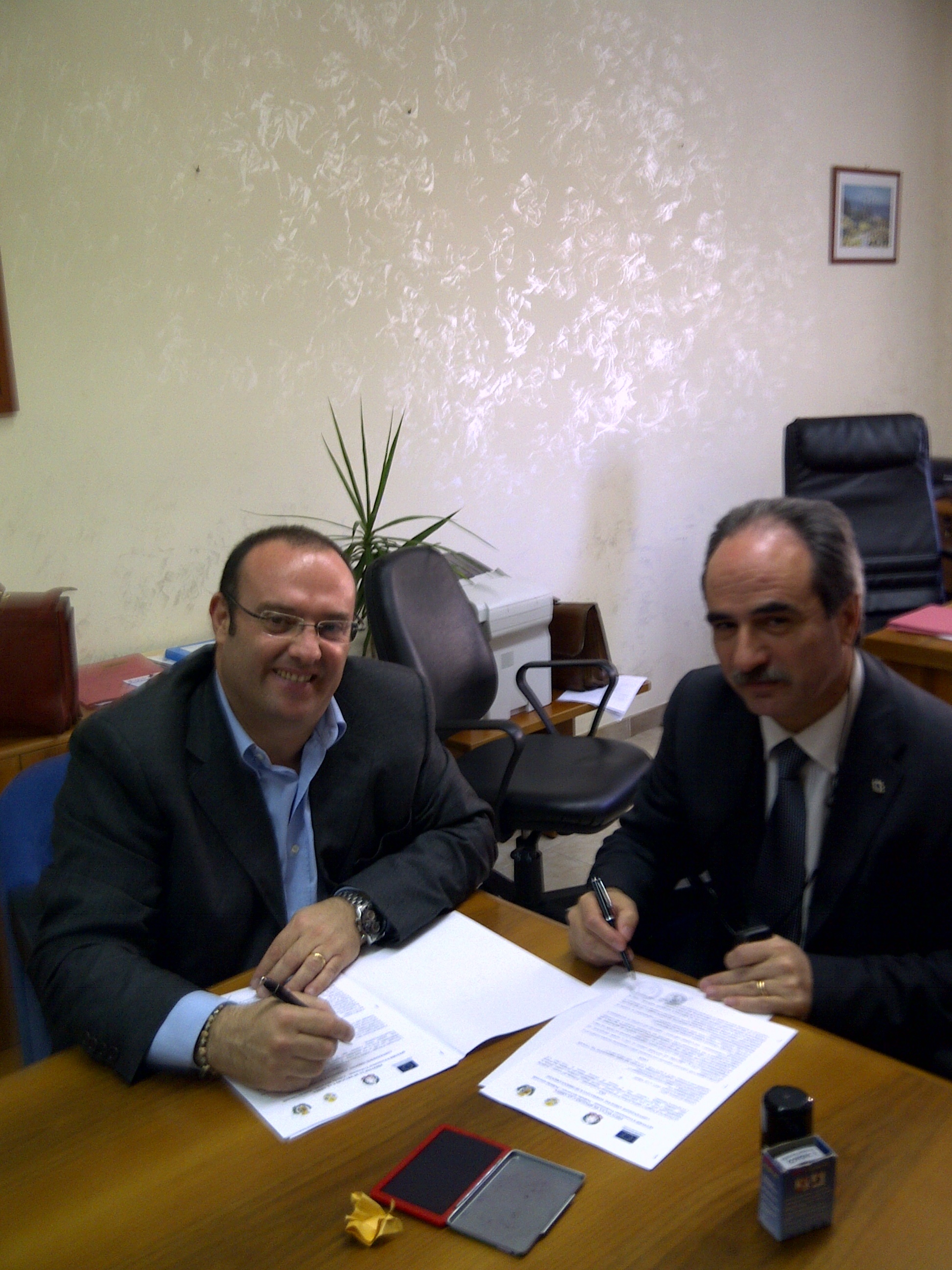 Firma convenzione Comune di Gerace-Provincia RC