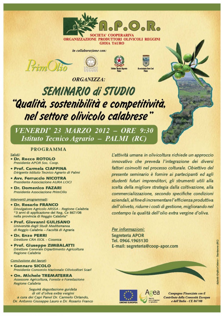 Locandina APOR Seminario