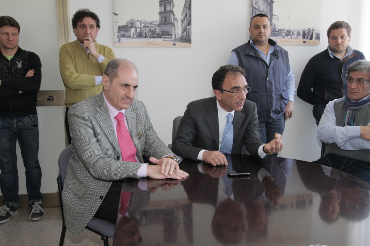 Sergio Abramo in visita all’Amc