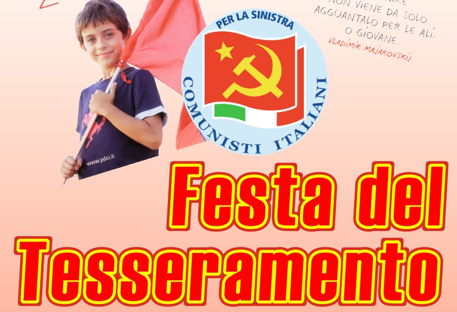 festa tesseramento pdci