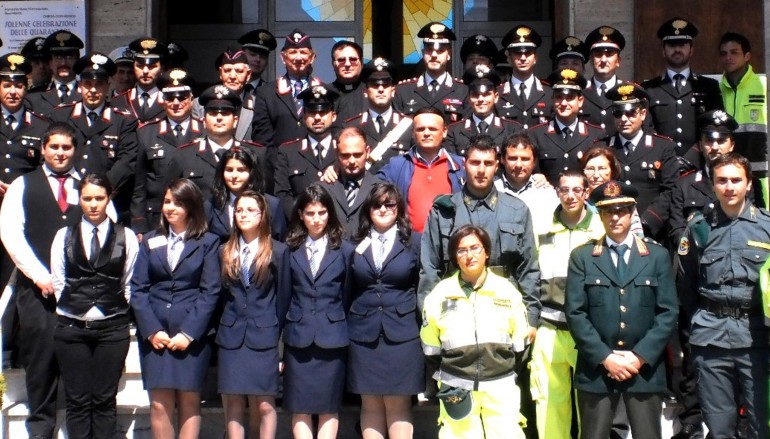Bova Marina (RC), i militari dell’Arma dei Carabinieri celebrano precetto pasquale