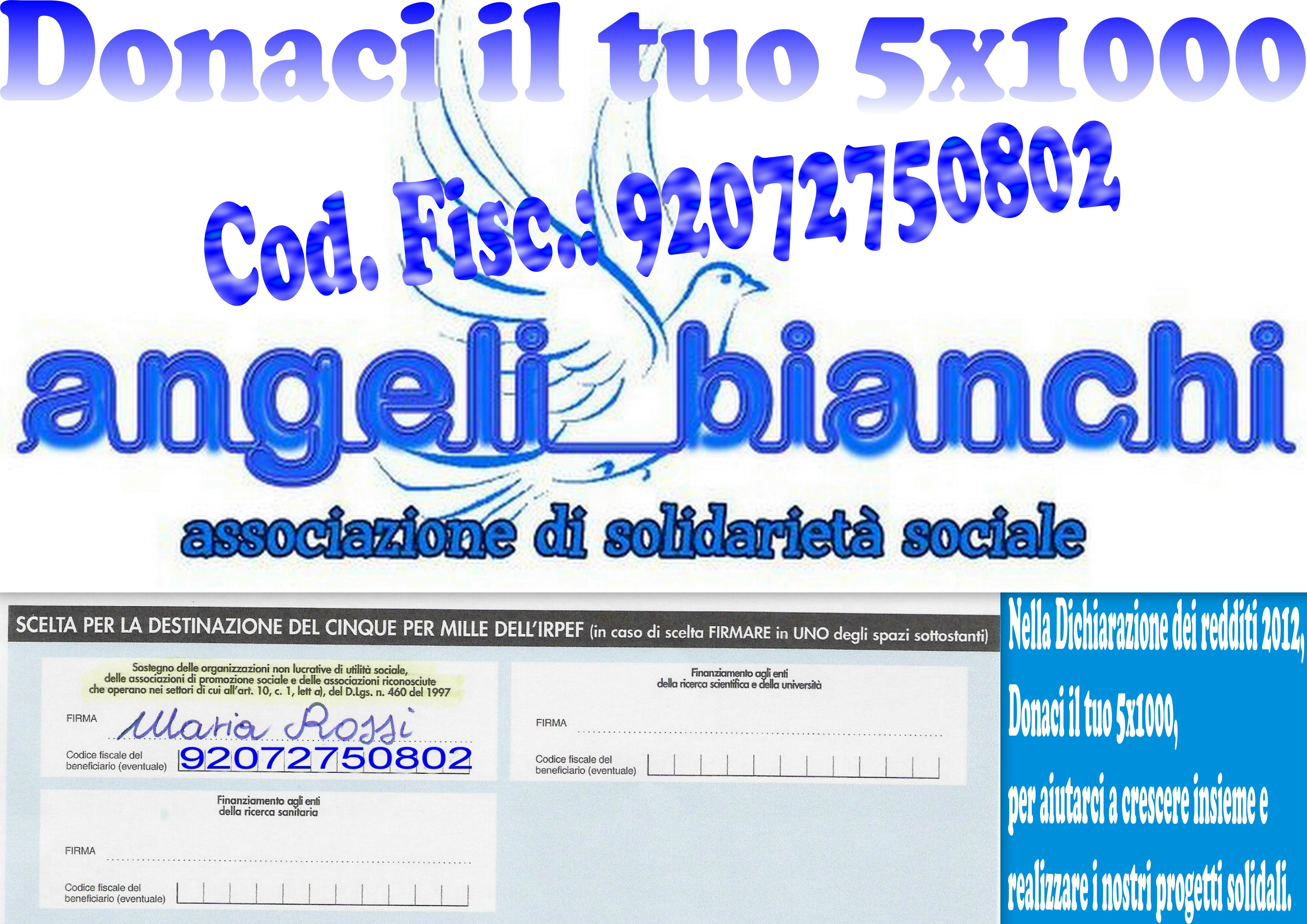 5x1000 Angeli Bianchi onlus