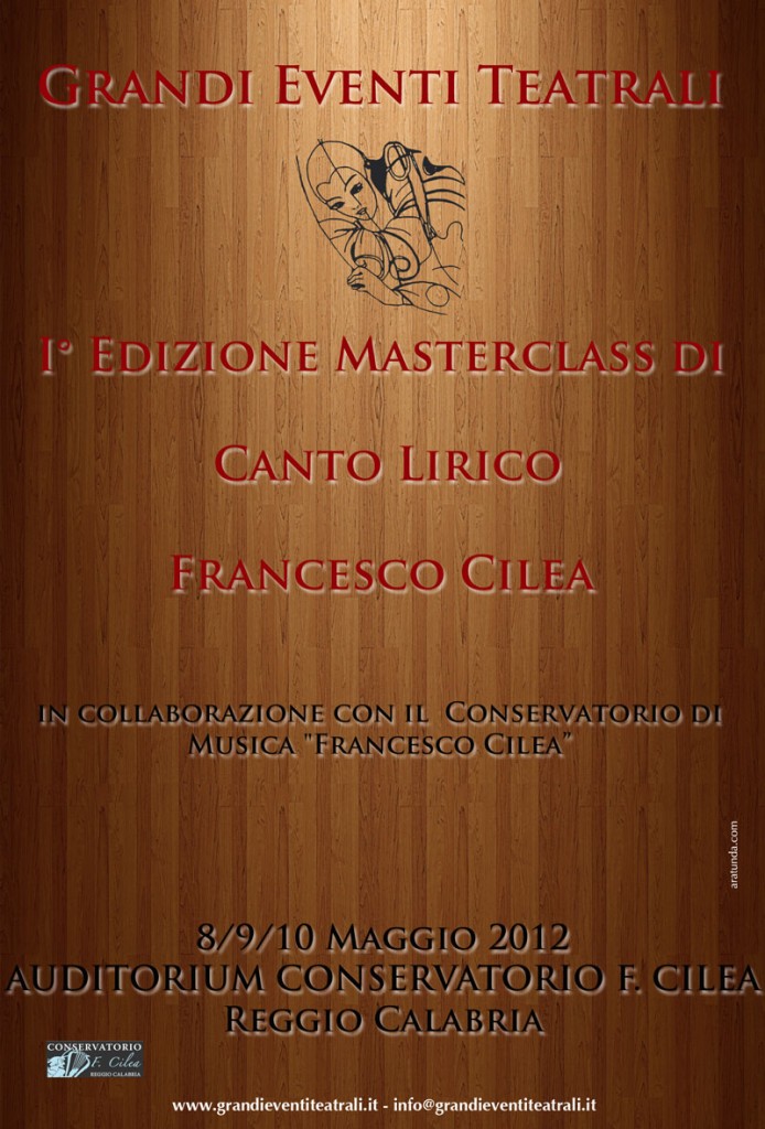 Locandina masterclass