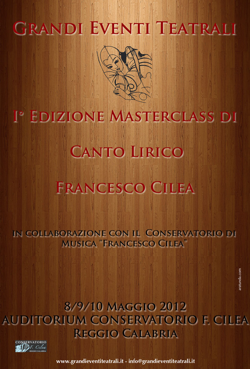 Locandina masterclass