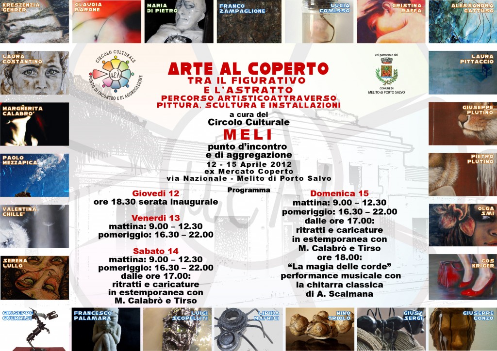 locandina arte al coperto
