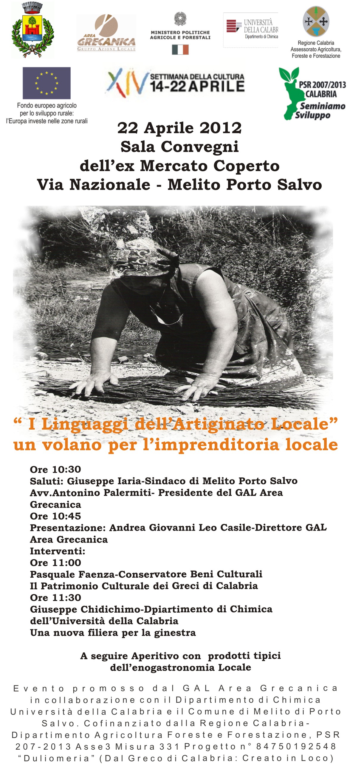 locandina convegno 22 Aprile 2012